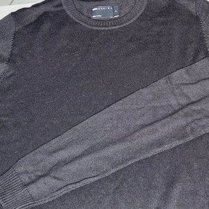 ASOS Design Men's Muscle Fit Black Wool Sweater